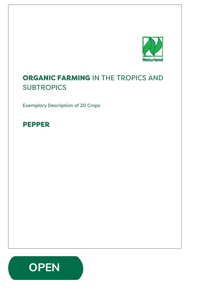 PDFPepper Cultivation Guide on organic Pepper production Naturland